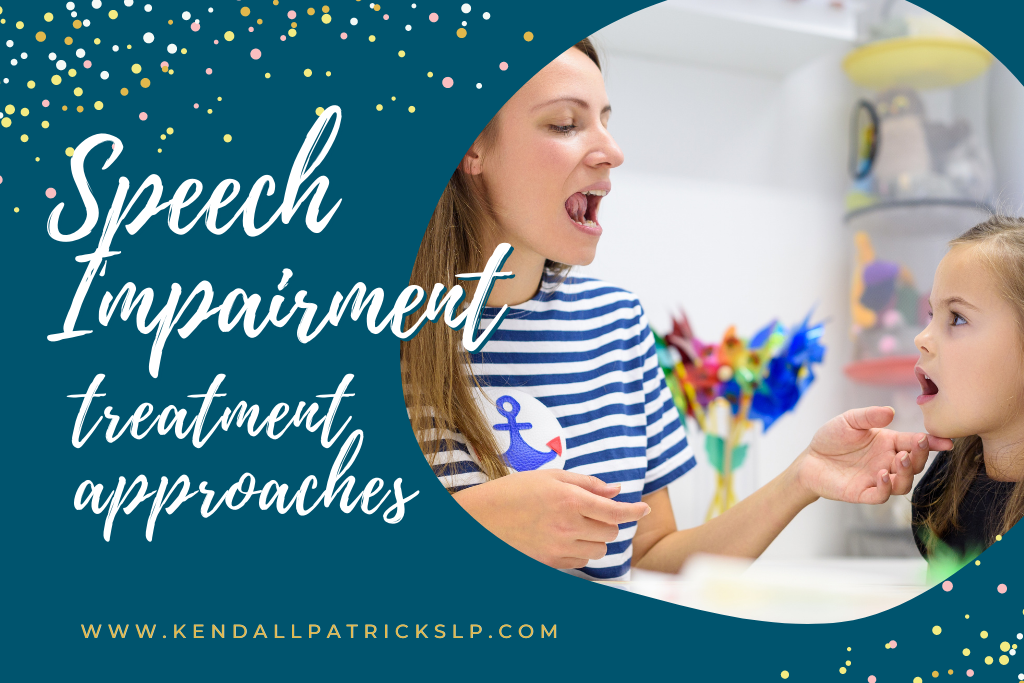 speech and language impairment evidence based practice