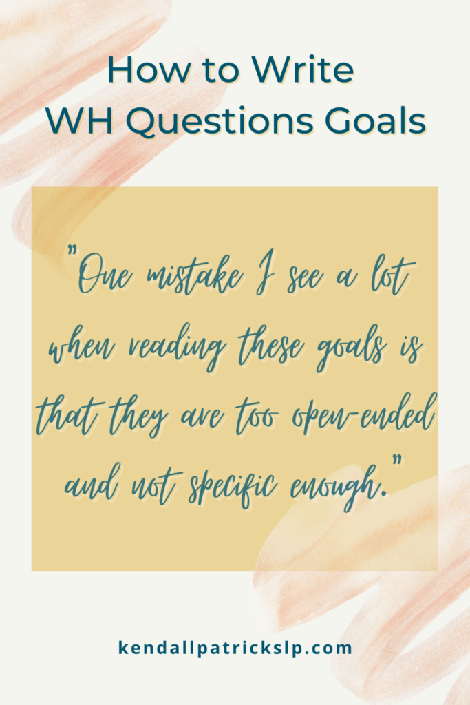 quote about wh goals on pale pink background