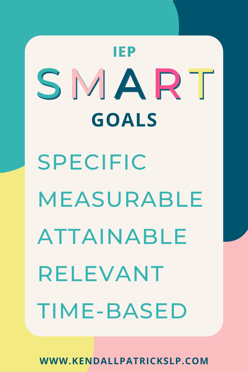 how to write short term goals for speech therapy