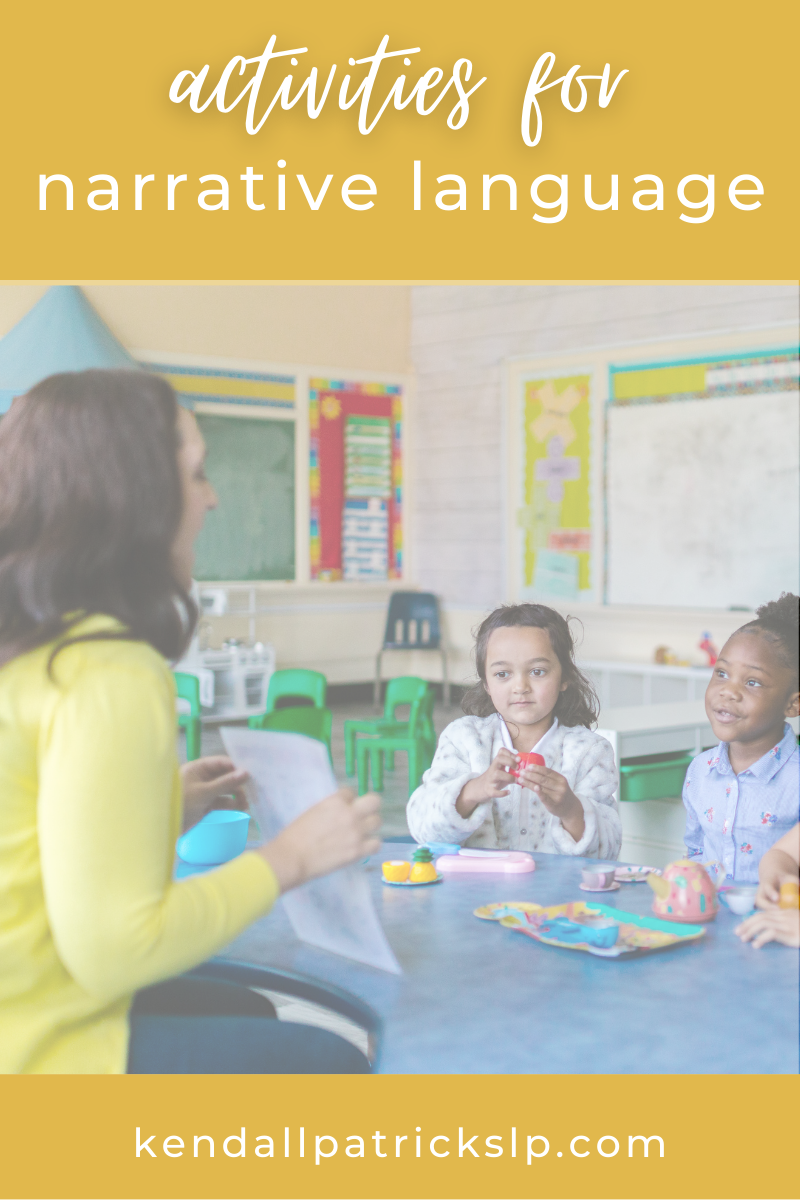 speech and language narrative therapy