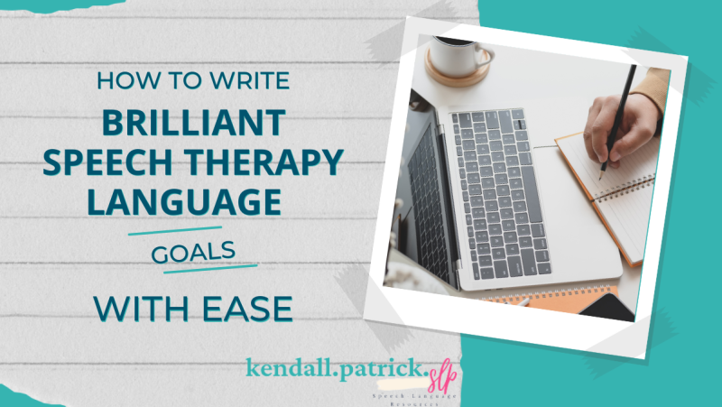 Speech Therapy Language Goals