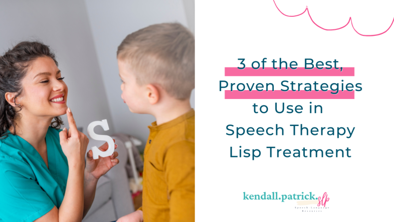 Speech Therapy Lisp Treatment